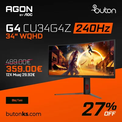 Monitorë gaming AGON by AOC deri 310Hz
