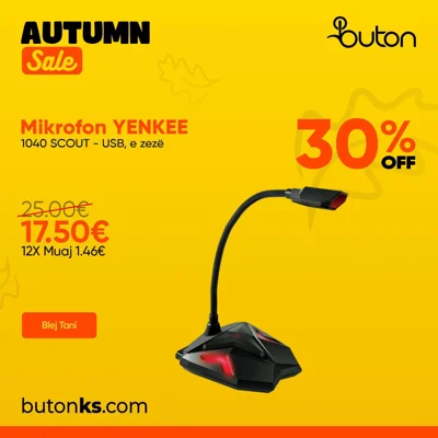 Mikrofon USB Yenkee 1040 Scout i zi
