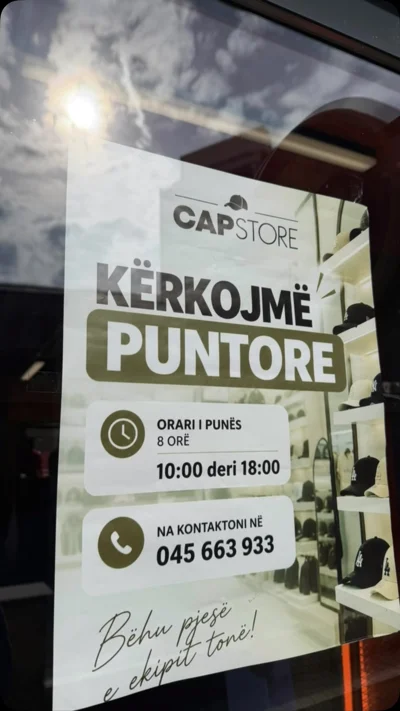 Njoftim pune për punëtore në dyqan