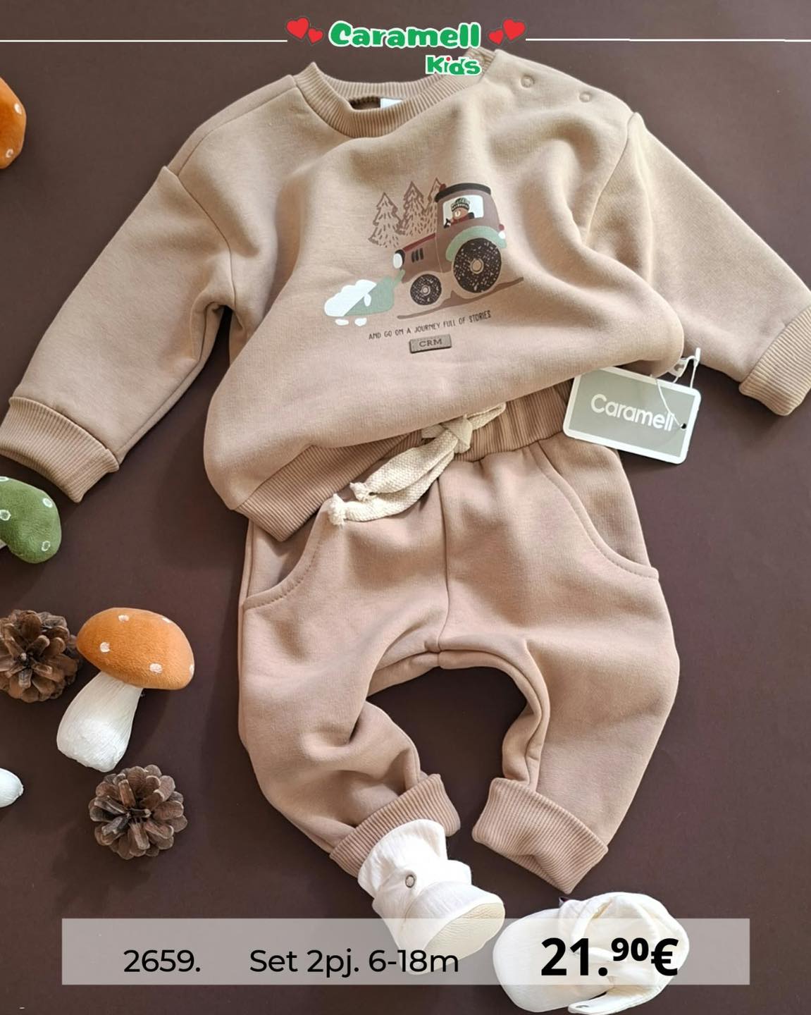 Trenerka bezhë për djem të vegjël – Caramell Kids (2)
