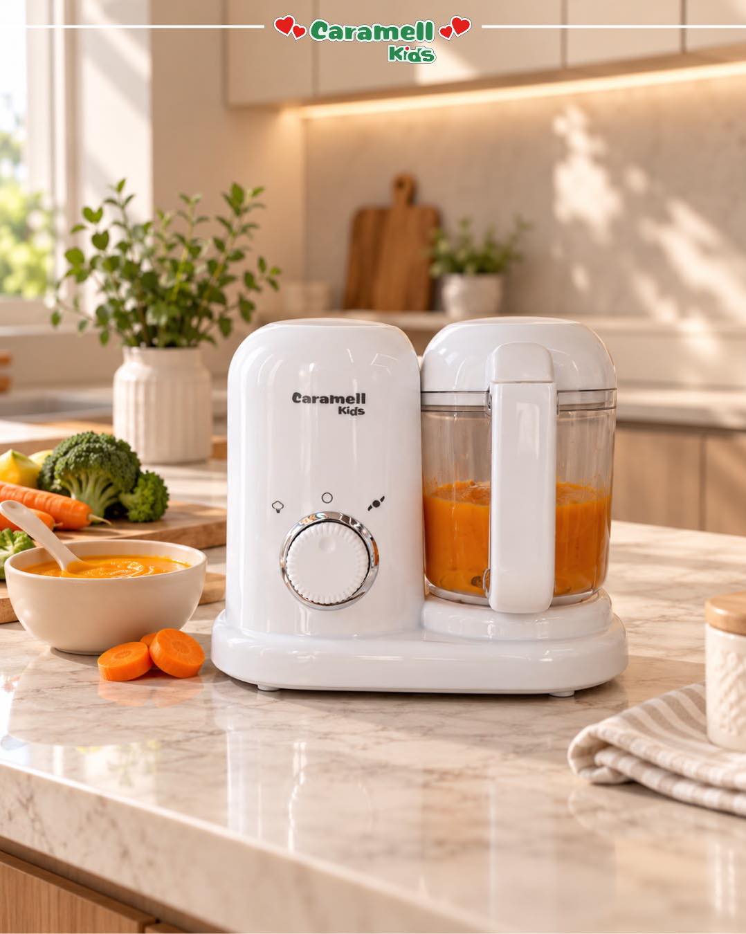 Blender me avull për ushqimin e bebeve – Caramell Kids
