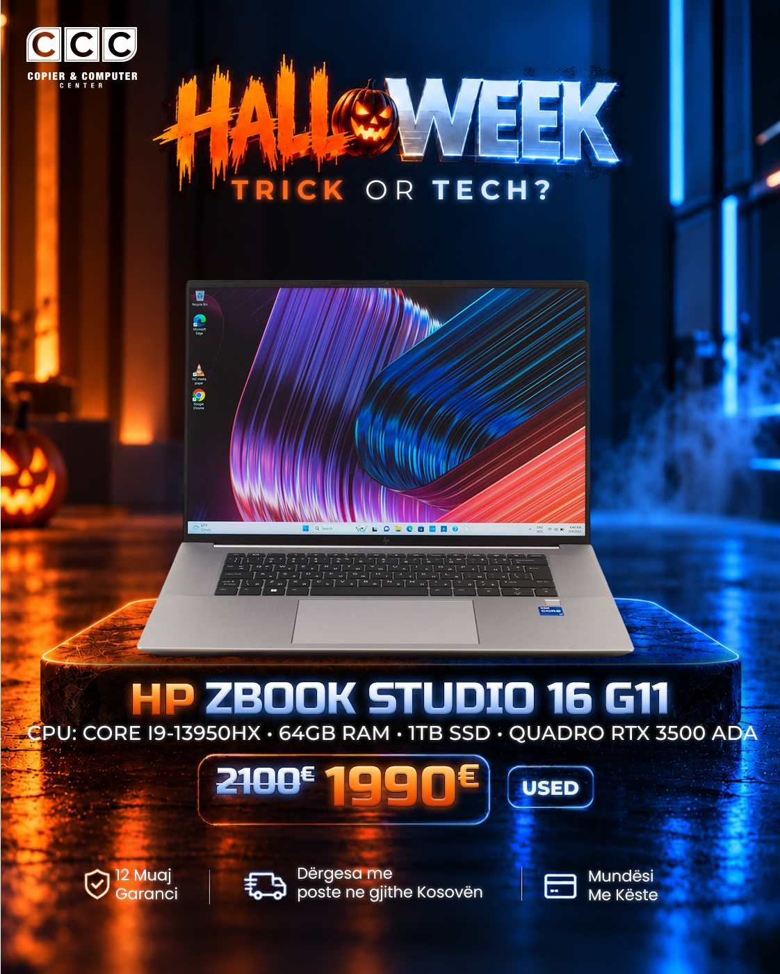 Laptop HP ZBook Fury 16 G11 i9 64GB – Copier & Computer Center Kosova