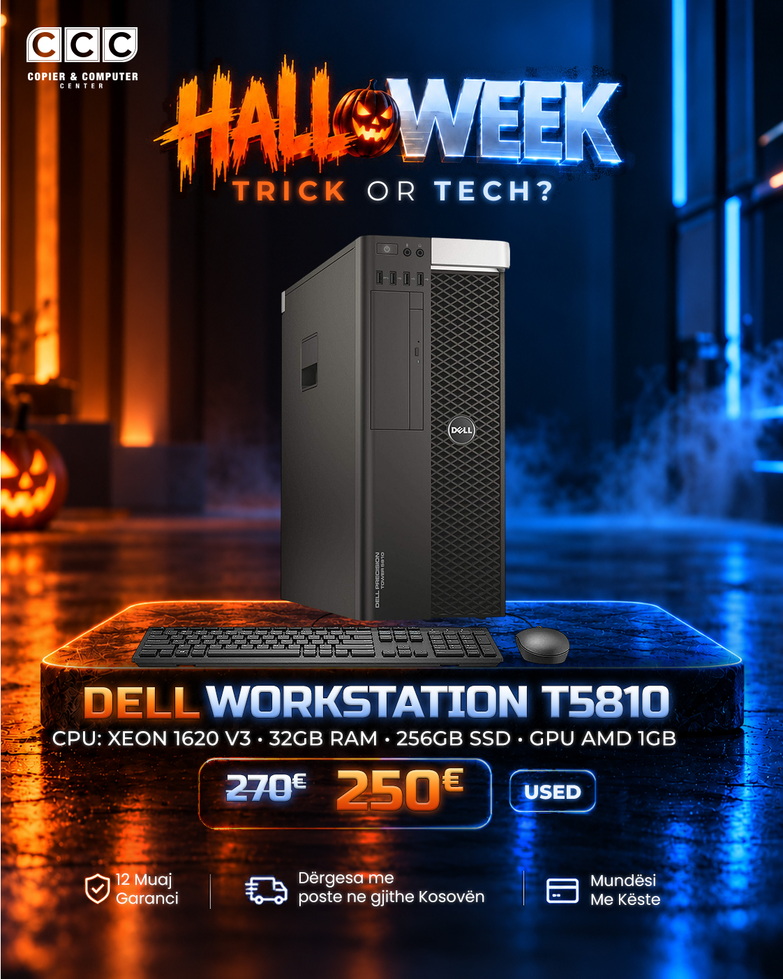 Workstation Dell Precision T5810 Xeon 32GB – Copier & Computer Center Kosova