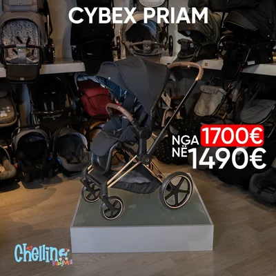 Karrocë fëmijësh Cybex Priam e zezë