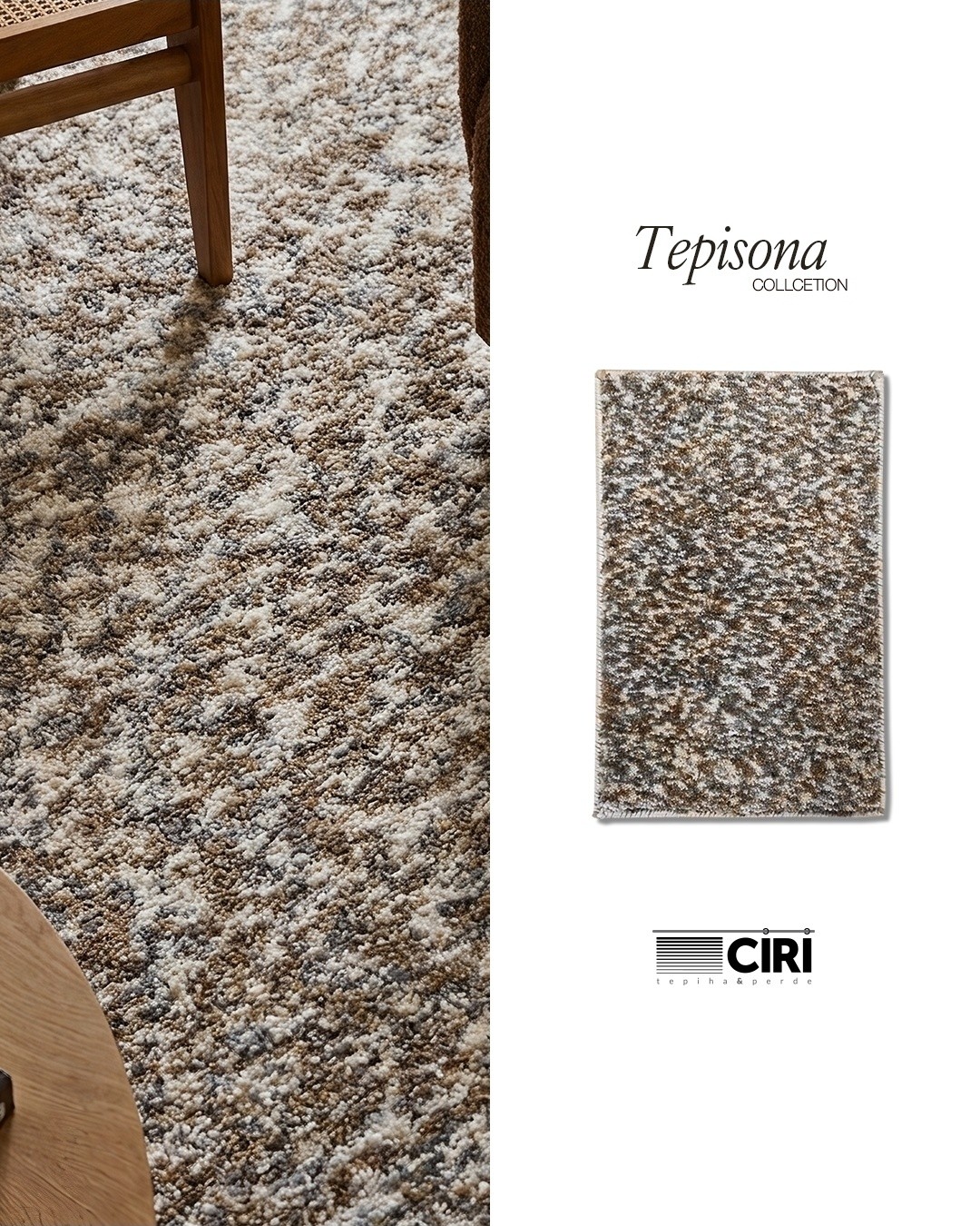 Tepison me njolla kafe dhe bezhë – CIRI
