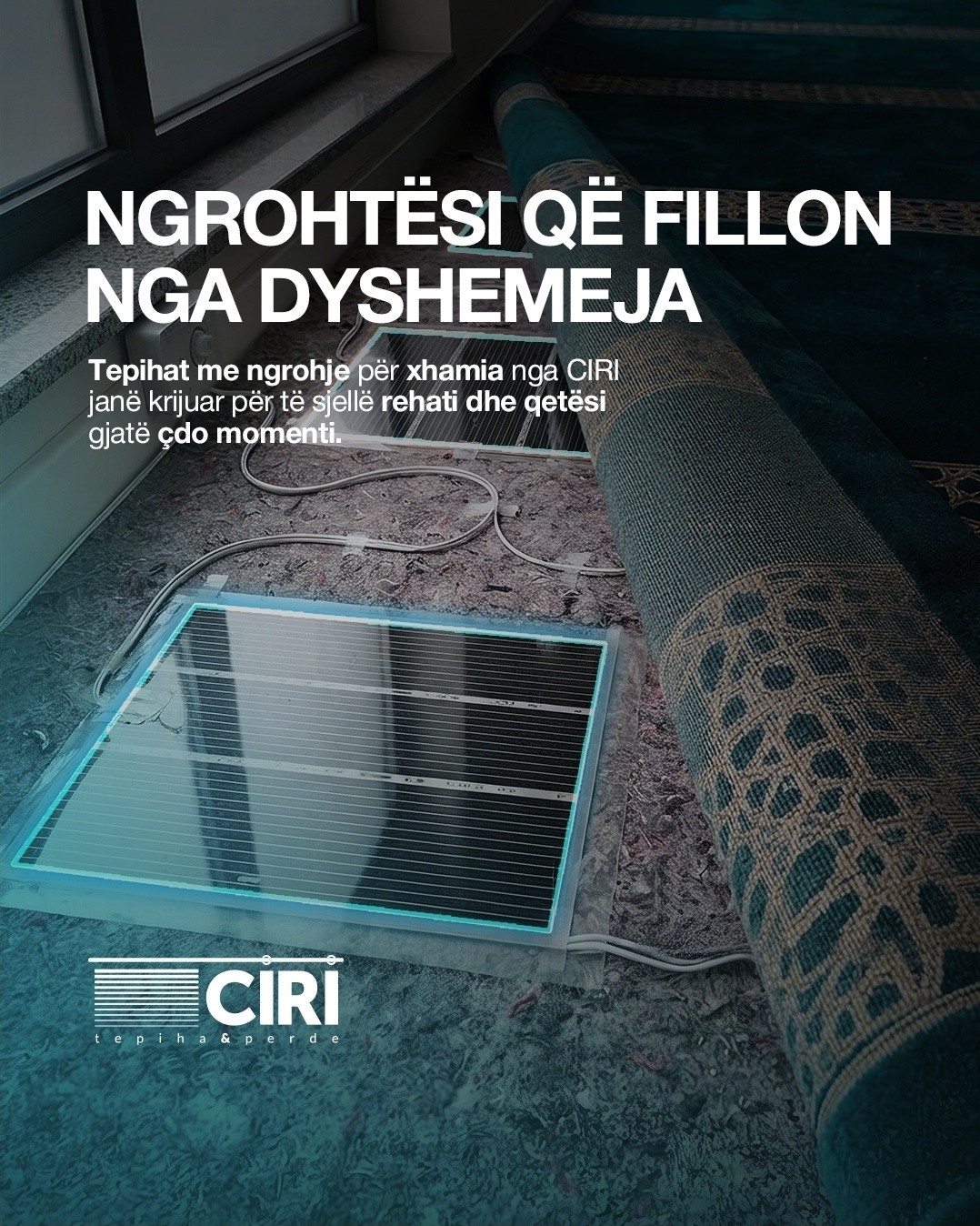Tepih me nxemje për xhami – CIRI