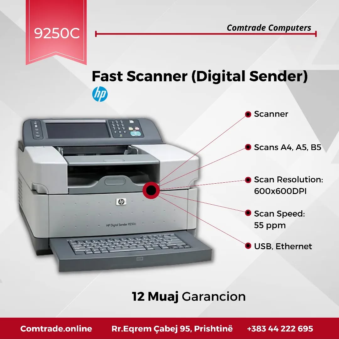 Skaner dokumentesh HP Digital Sender 9250C – Comtrade Computers