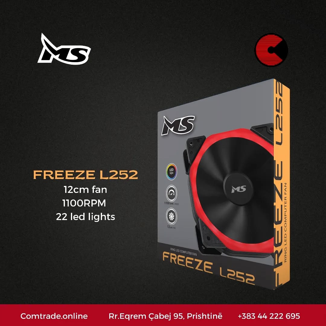Ventilator Freeze L252 për kompjuter – Comtrade Computers