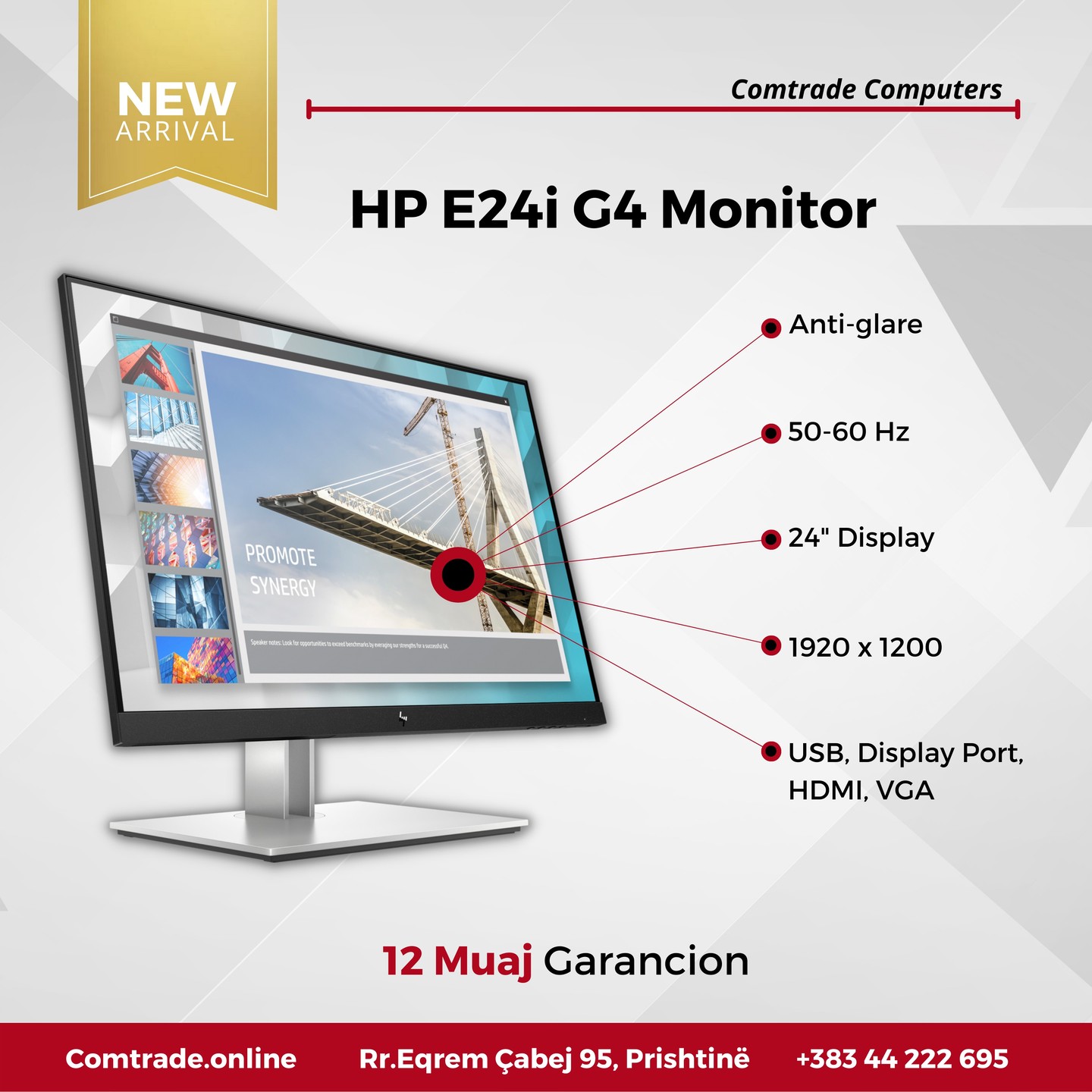 Monitor HP E24i G4 – Comtrade Computers