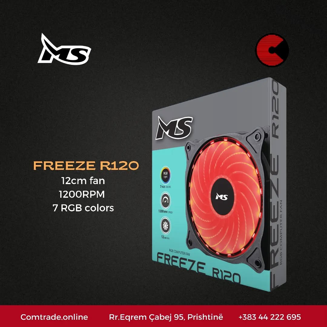 Ventilator Freeze R120 për kompjuter – Comtrade Computers