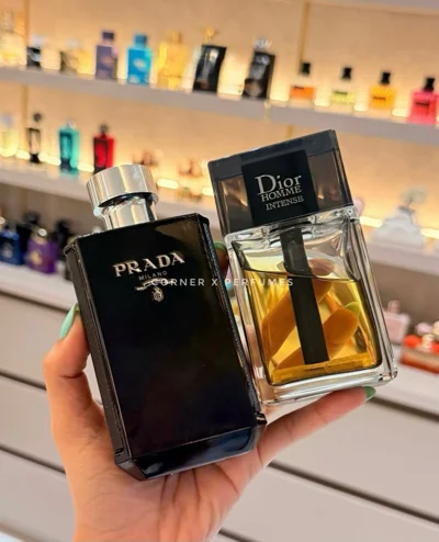 Parfume Prada dhe Dior Homme Intense