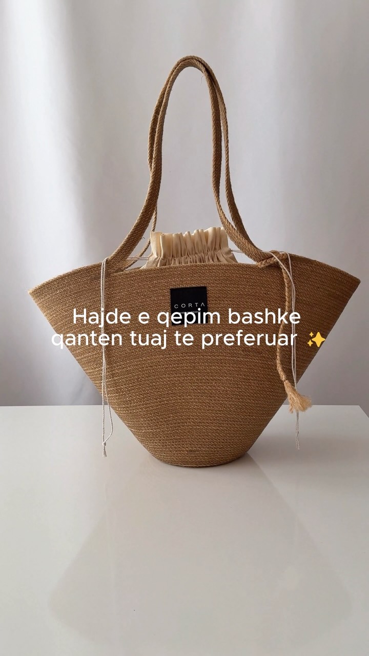 Çantë jute e punuar me dorë – CORTA