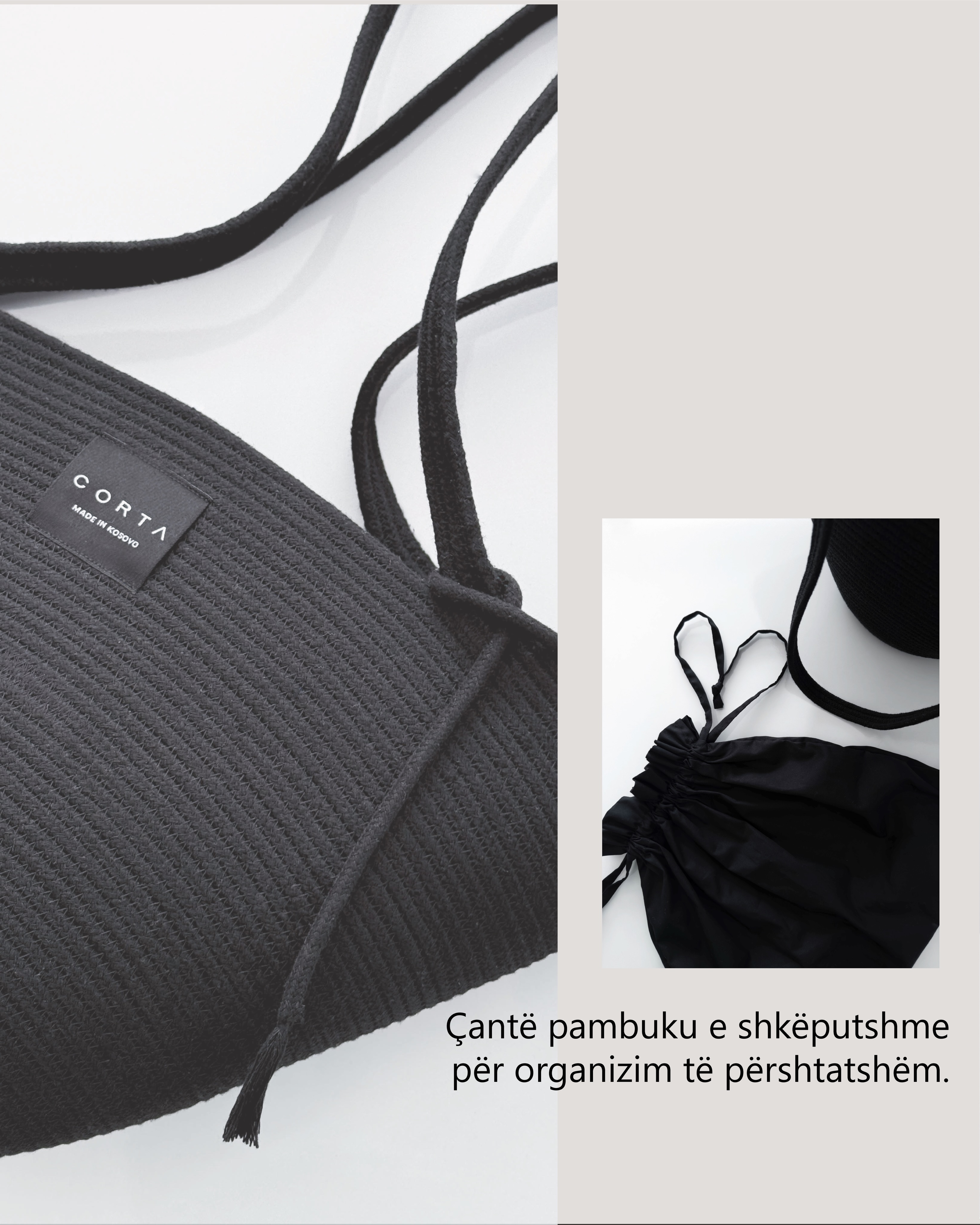 Çantë Desert Jute nga jutë organike – CORTA (4)