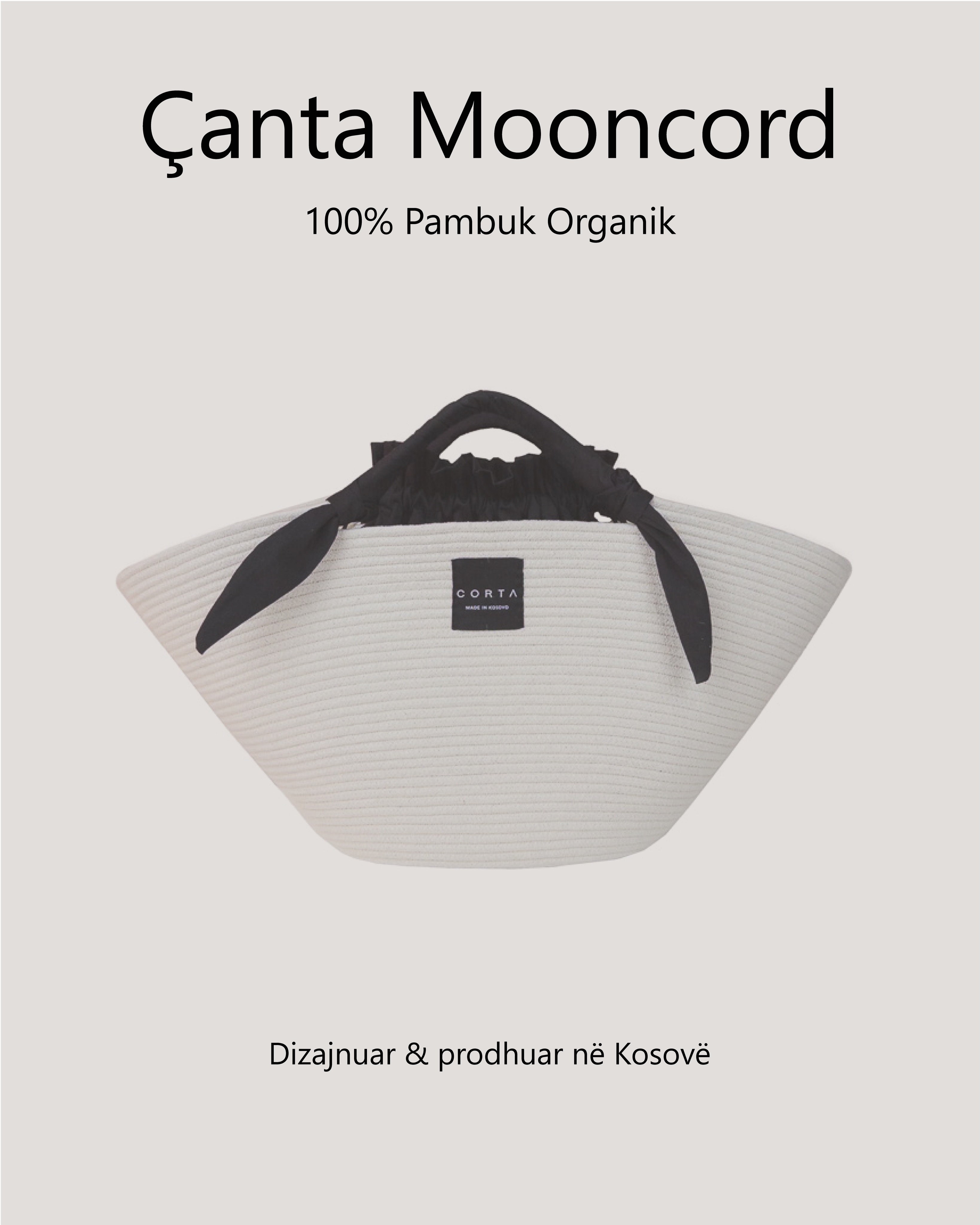 Çantë Mooncord nga pambuk organik – CORTA