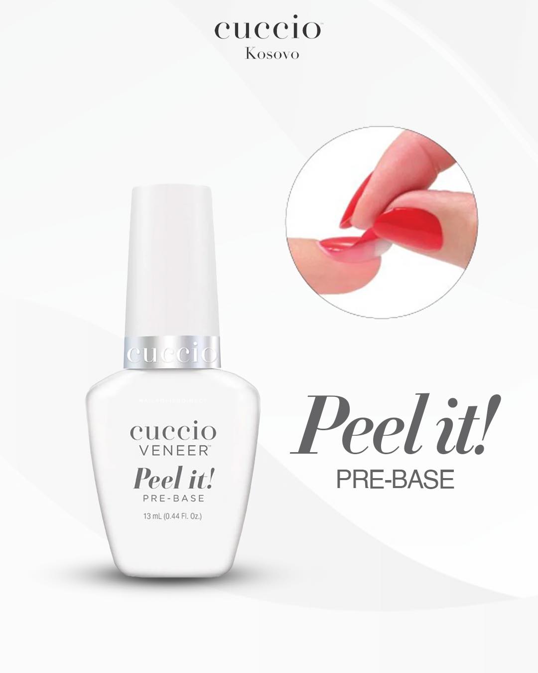 Bazë Cuccio Peel It për heqjen e xhelit – Cuccio Kosovo