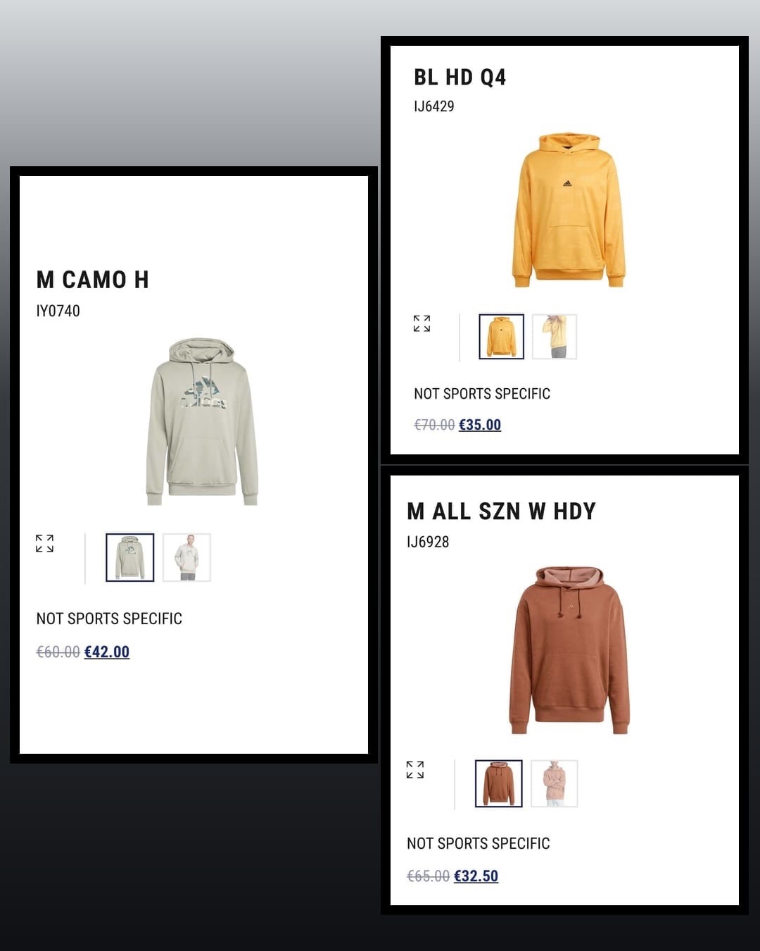 Duks adidas i verdhë me kapuç për meshkuj – Dardaniasport Outlet (4)