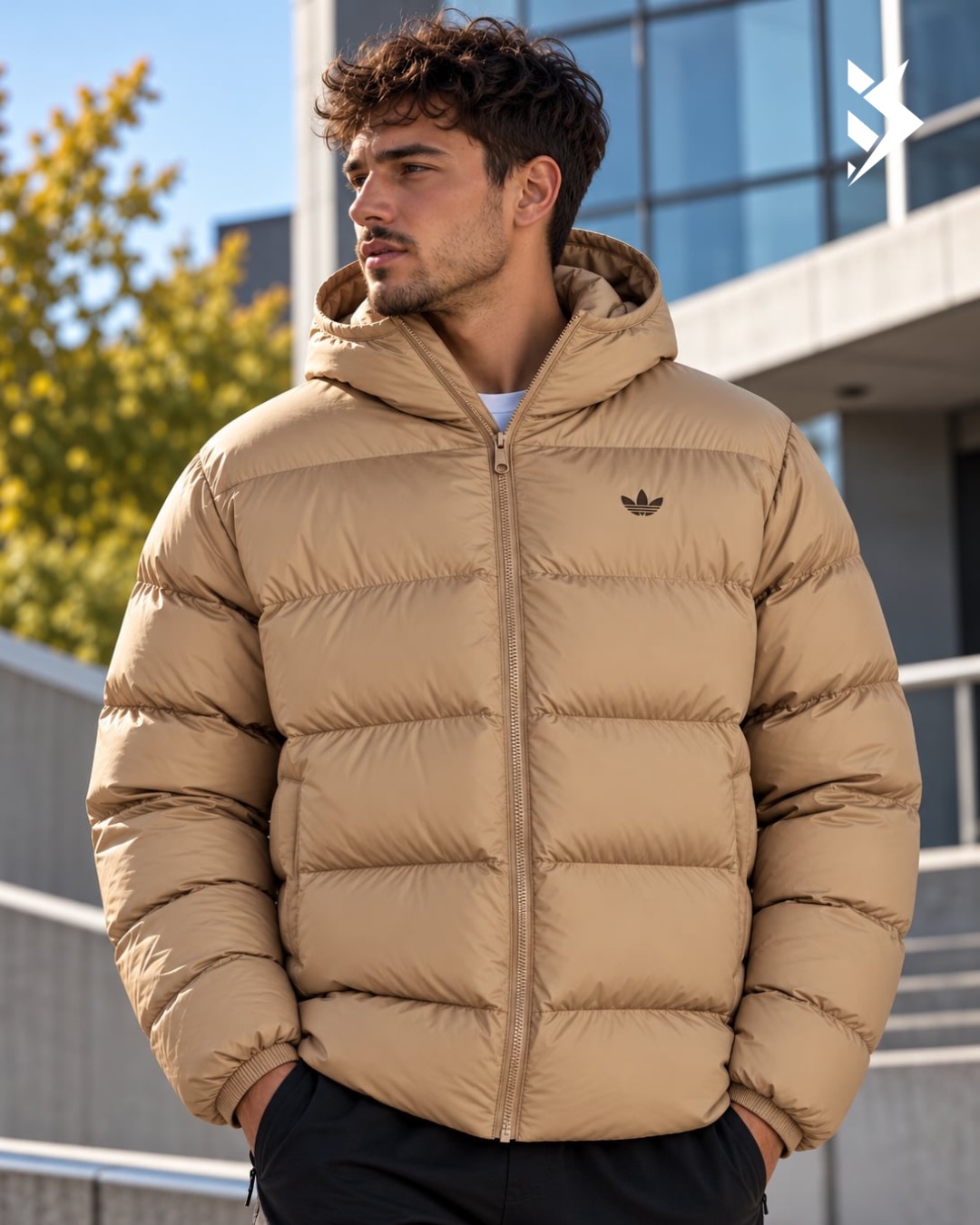 Jakne adidas Originals blu me kapuç për meshkuj – Dardaniasport Outlet (3)