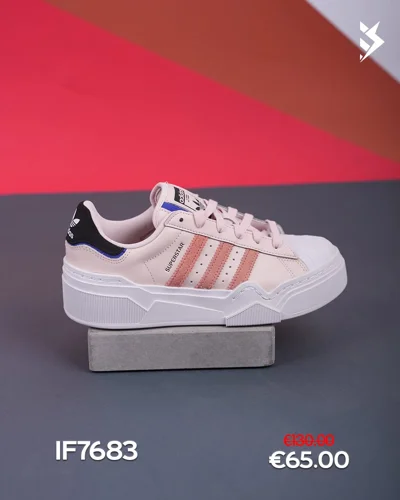 Atlete adidas Superstar rozë për femra