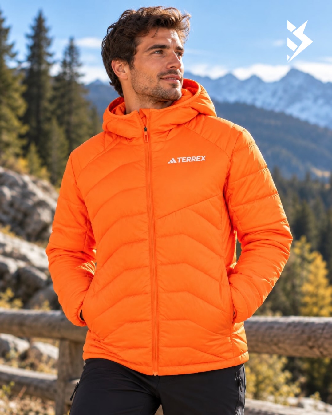 Jakne adidas Terrex portokalli për meshkuj – Dardaniasport Outlet