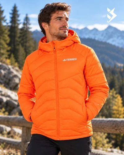 Jakne adidas Terrex portokalli për meshkuj