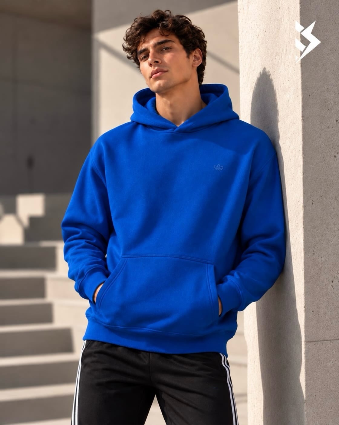 Duks adidas Originals C Hoodie blu – Dardaniasport Outlet