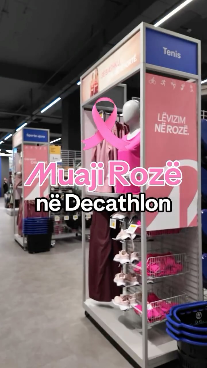 Produkte sportive rozë për Muajin Rozë – Decathlon Kosovo