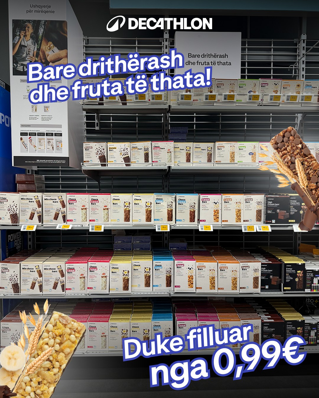 Bare drithërash, proteina dhe suplemente sportive – Decathlon Kosovo