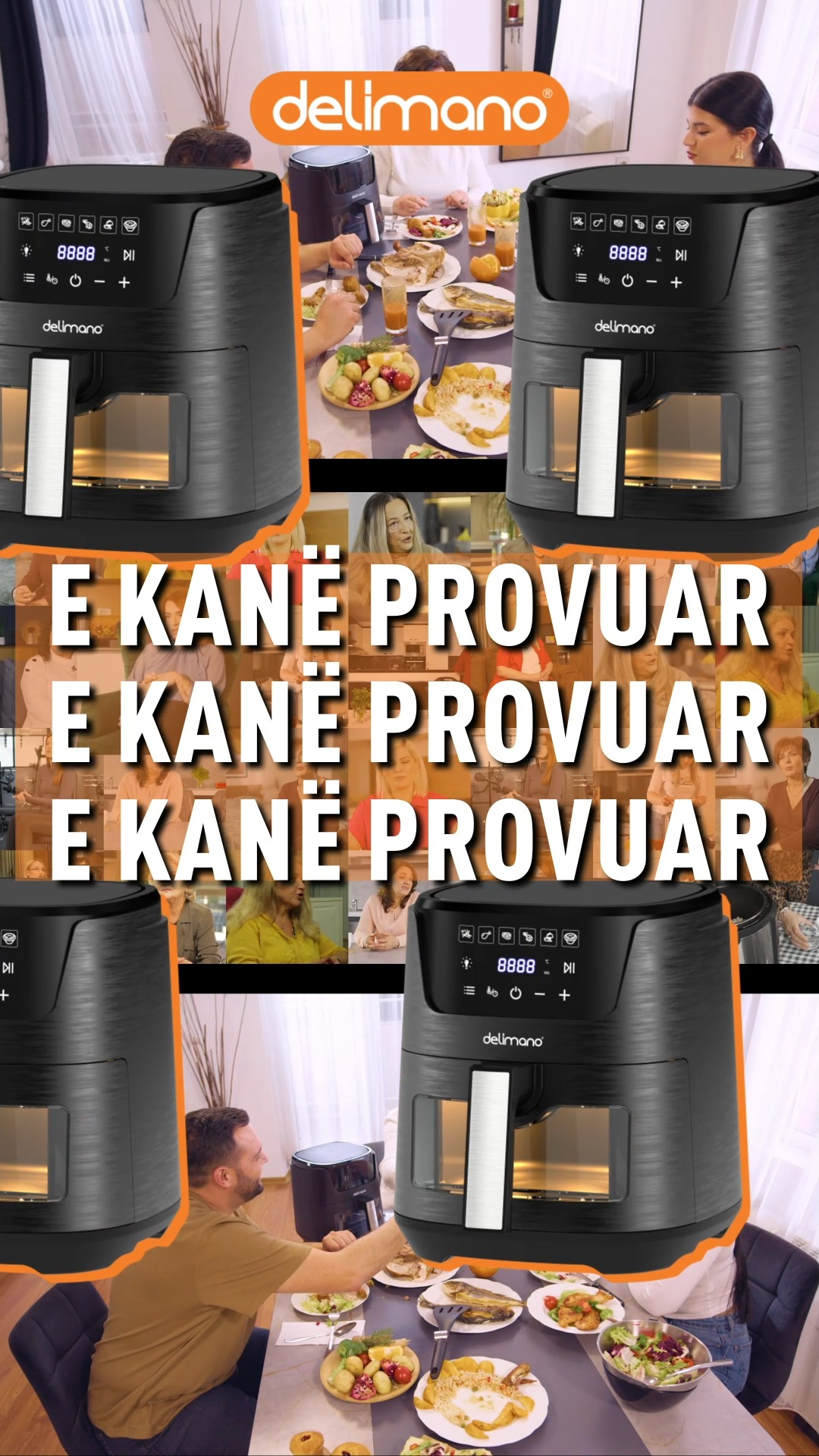 Fritezë me ajër Delimano Air Fryer – Enë | Aparate | Aksesorë Kuzhine