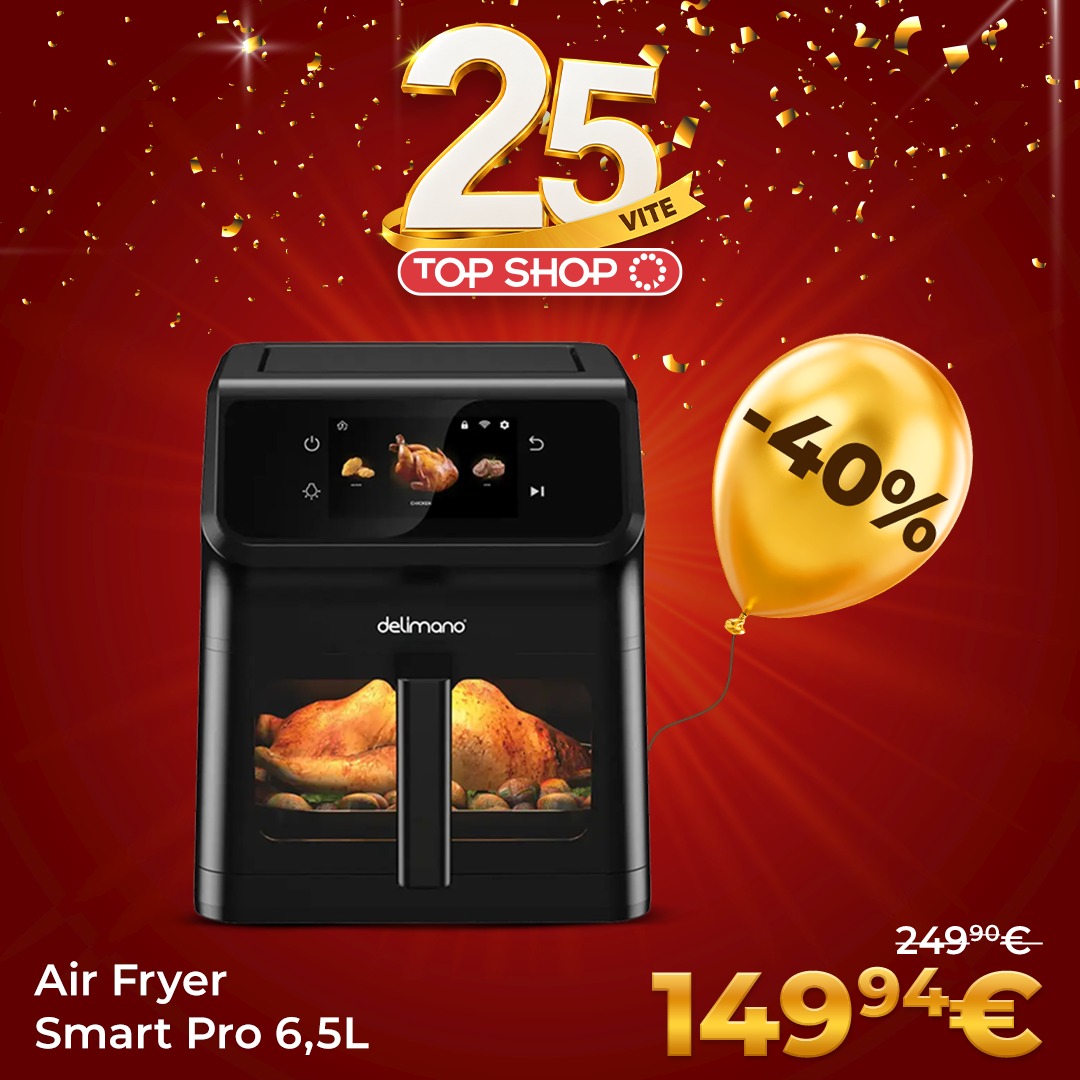 Fritezë Delimano Air Fryer Pro Max me spërkatëse vaji – Enë | Aparate | Aksesorë Kuzhine (4)