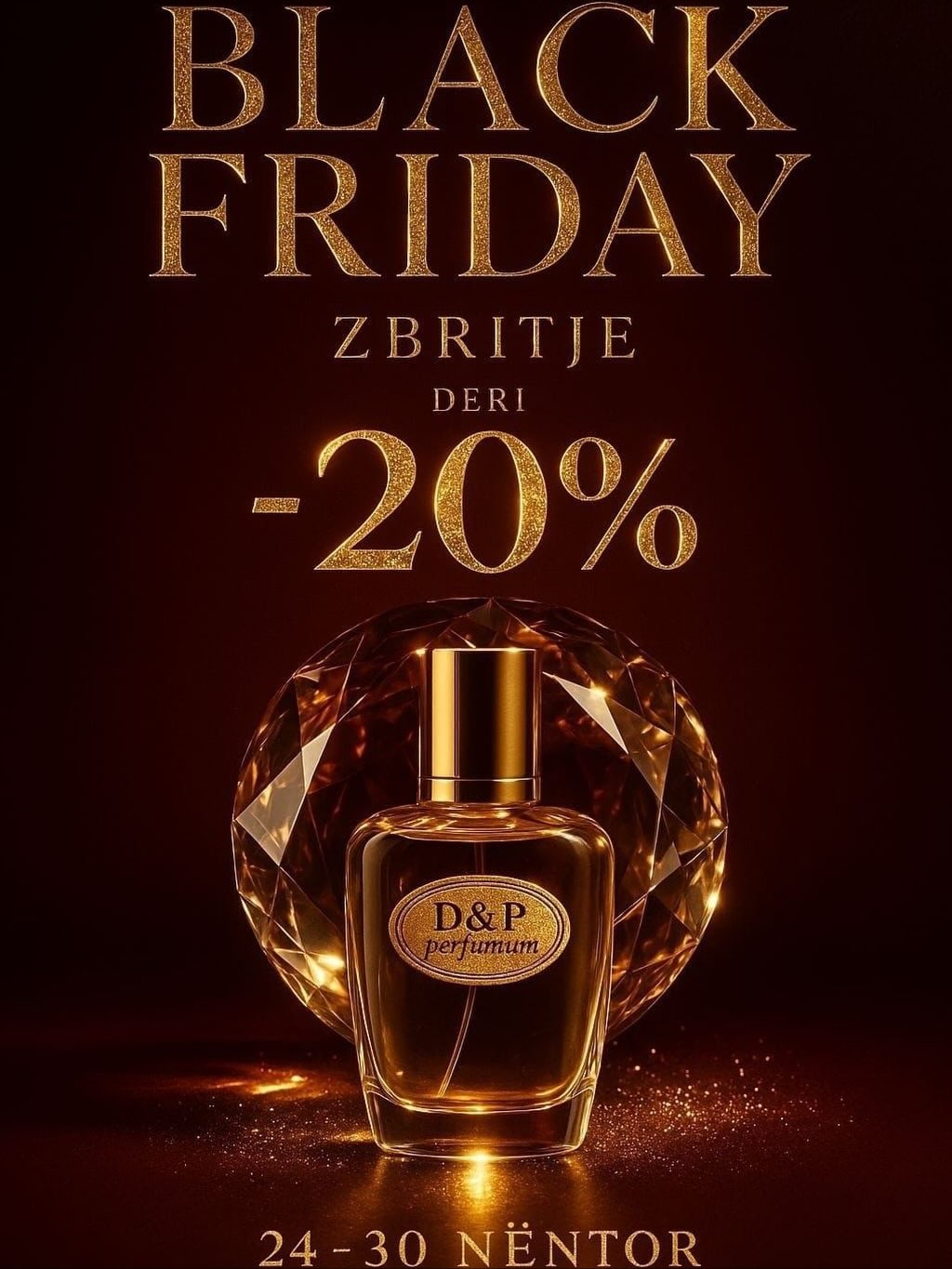 Parfum me zbritje për Black Friday – D&P Perfumum Prishtina