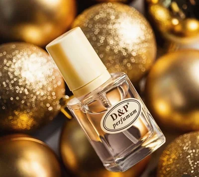 Parfum në shishe qelqi me kapak krem