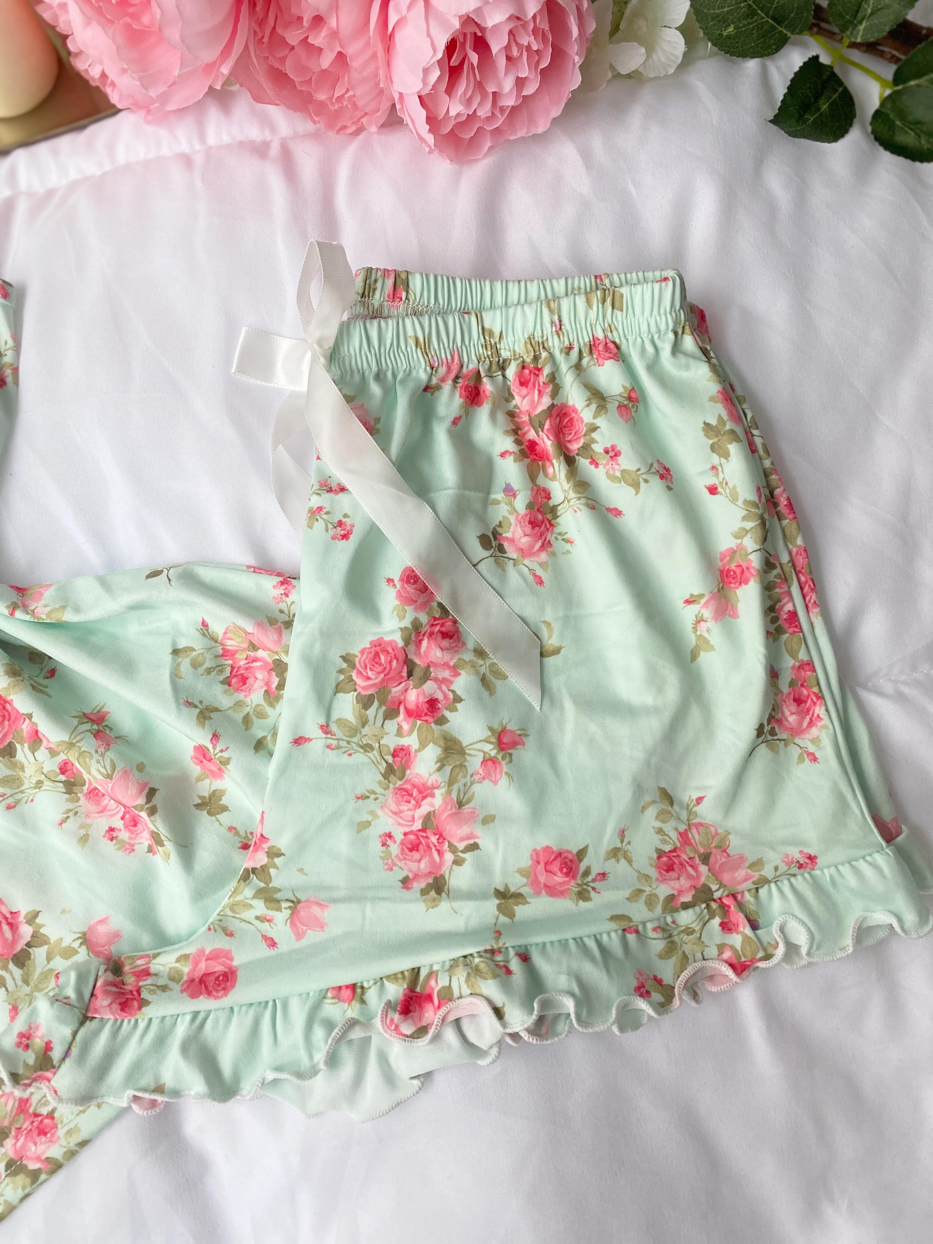 Pizhame verore jeshile me lule – Dream Lingerie (3)