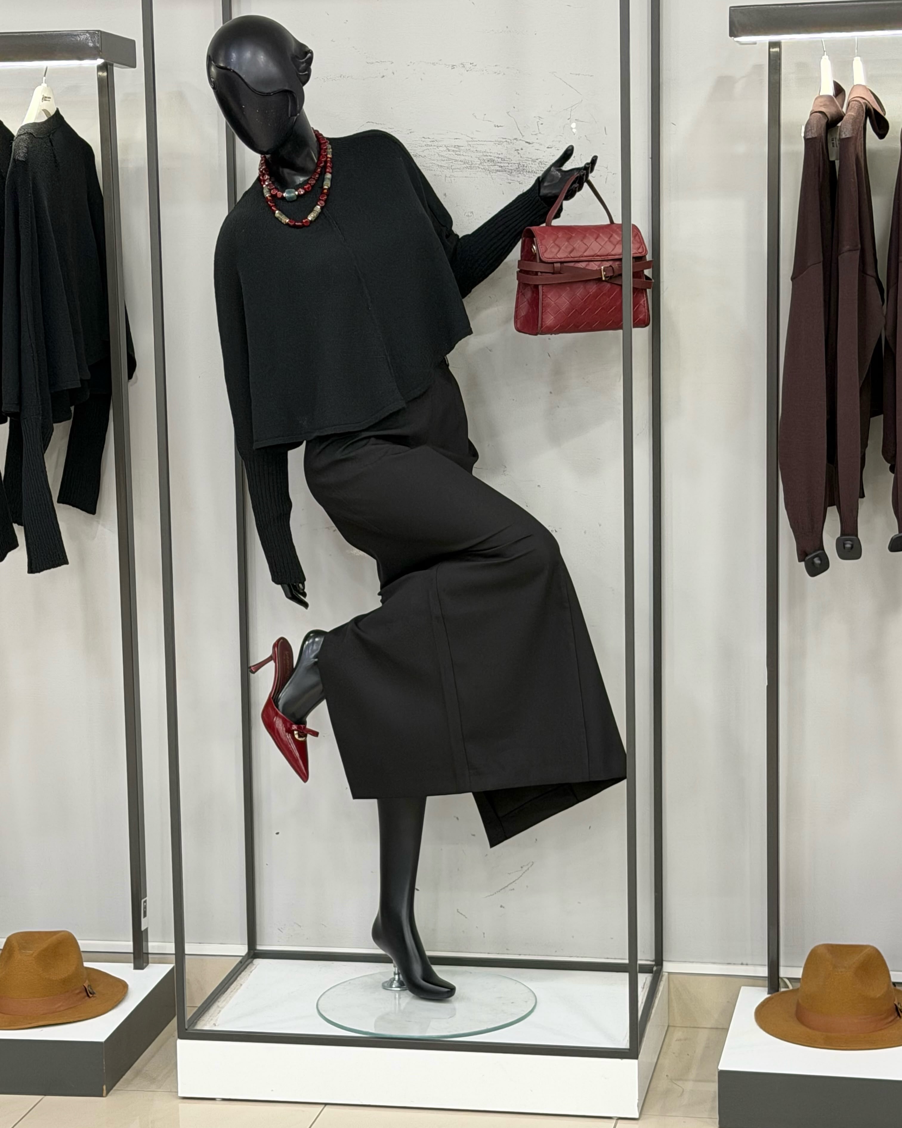 Komplet bordo bluzë dhe fund i gjatë – Drini Fashion (3)