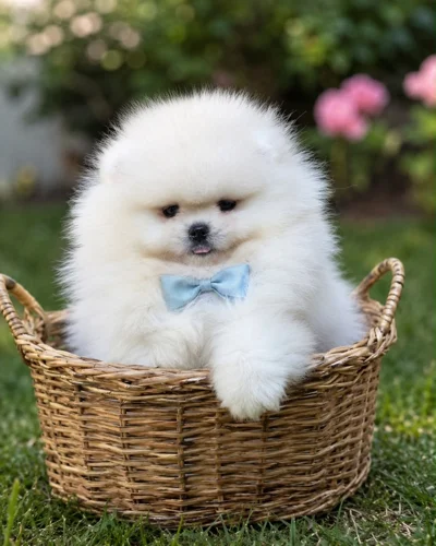 Qenush Pomeranian teddy bear