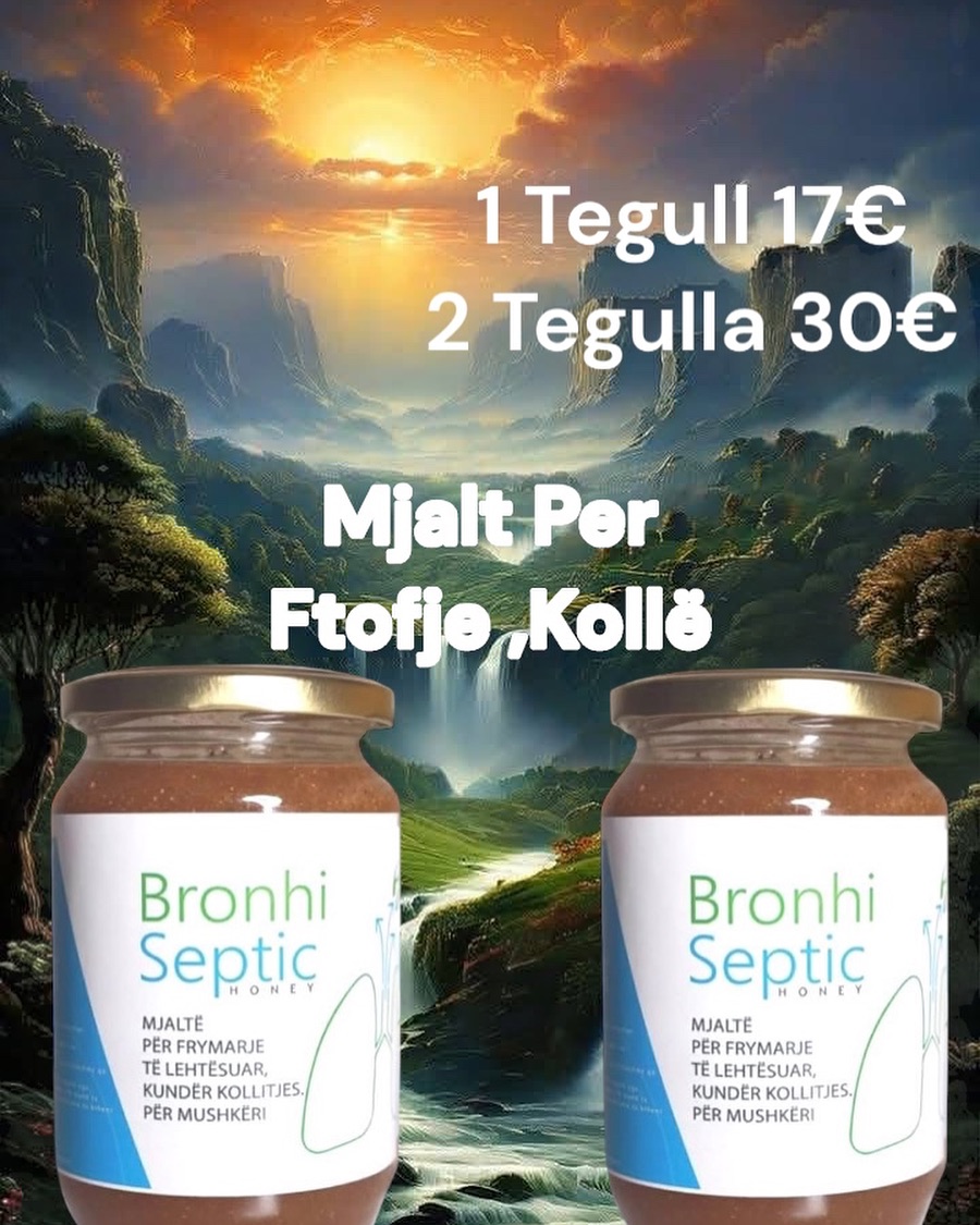 Mjaltë për ftohje dhe kollë 1kg – Produkte BIO Online