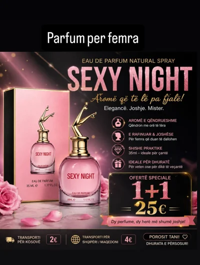 Parfume Sexy Secret Gold dhe Sexy Night