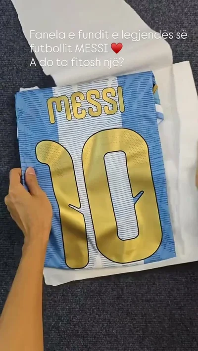 Fanellë Messi e Argjentinës numër 10