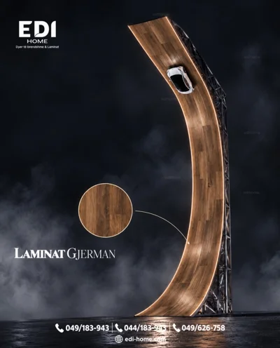 Laminat gjerman eco friendly kundër rrëshqitjes
