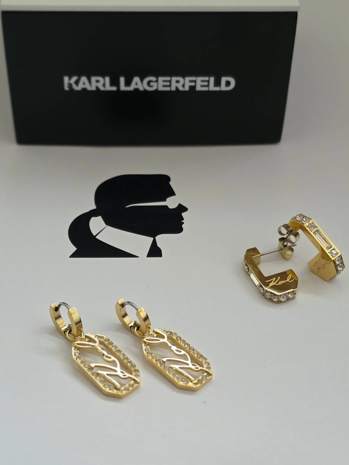 Vathë Karl Lagerfeld ngjyrë ari – emokosova.com