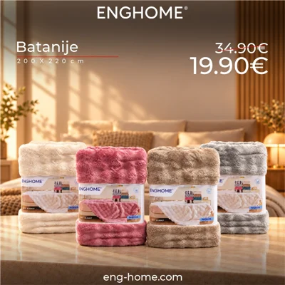 Batanije, set pjatash dhe jastëkë në ofertë