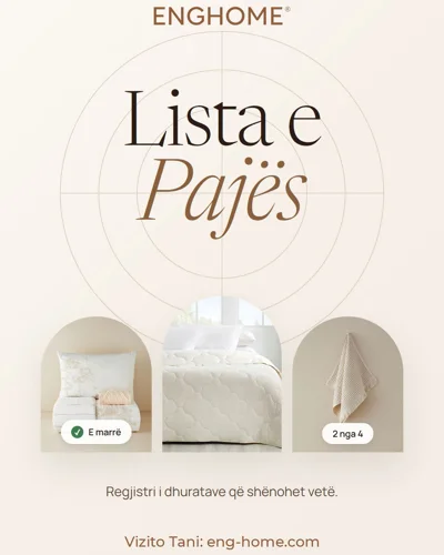 Lista e pajës online për dasmë