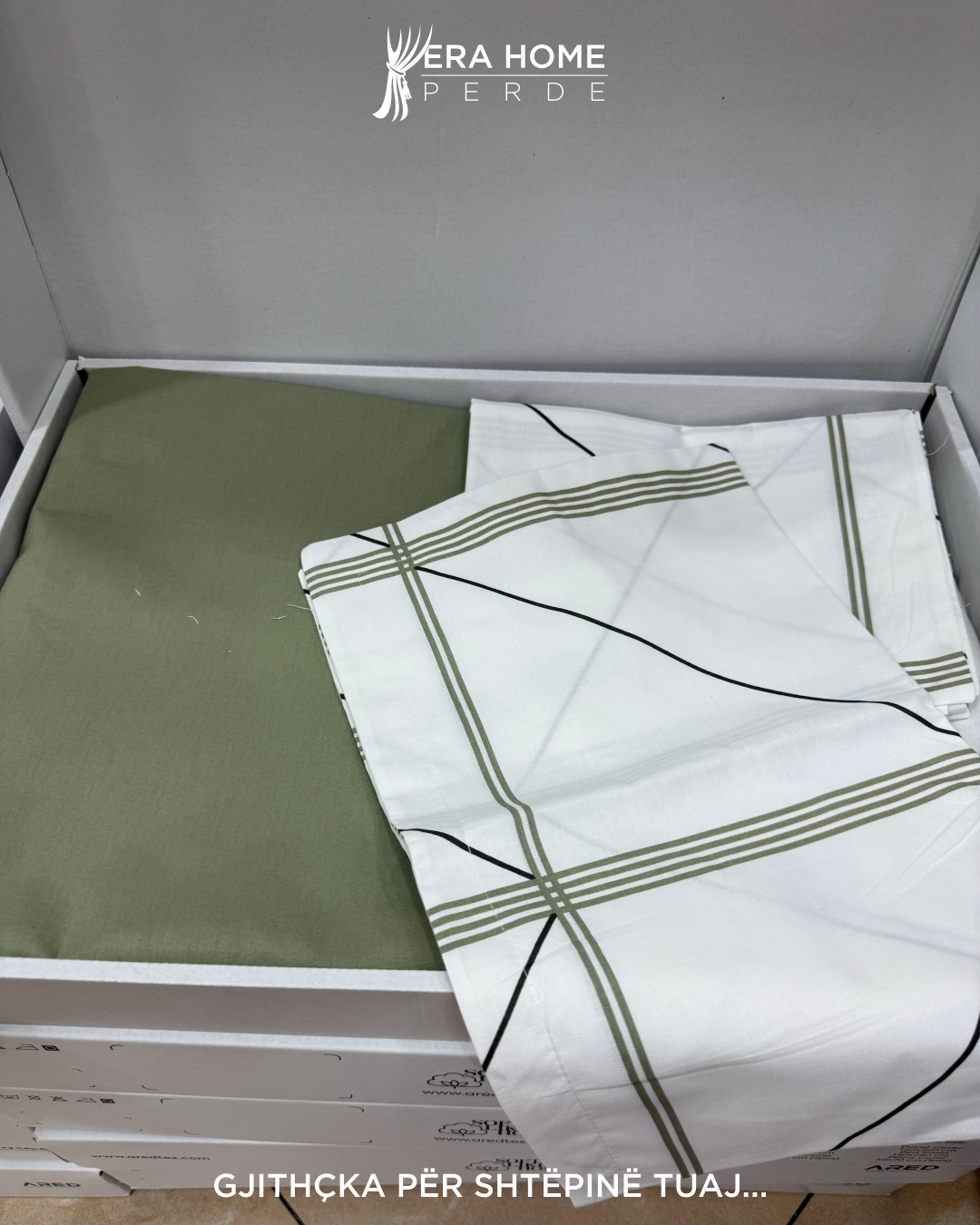 Çarshafë dyshe 100% pambuk – ERA HOME - PERDE (2)