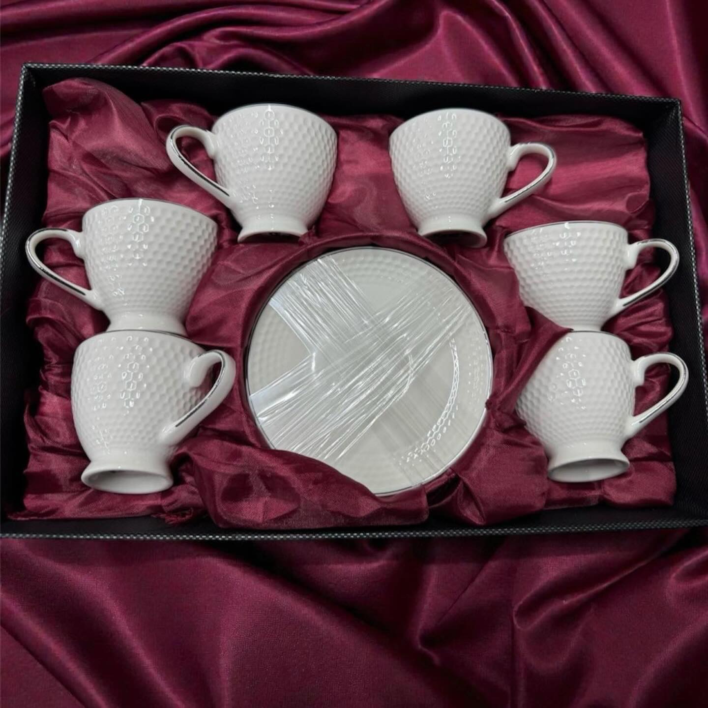 Set 6 filxhanësh të bardhë kafeje – ERA SHOP