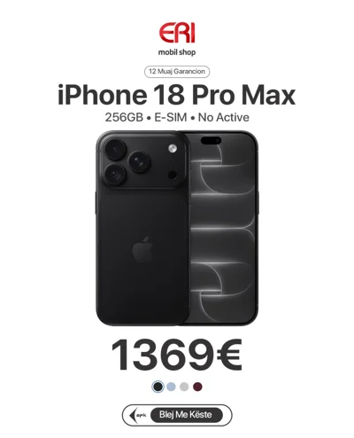 iPhone 18 Pro Max 256GB i zi