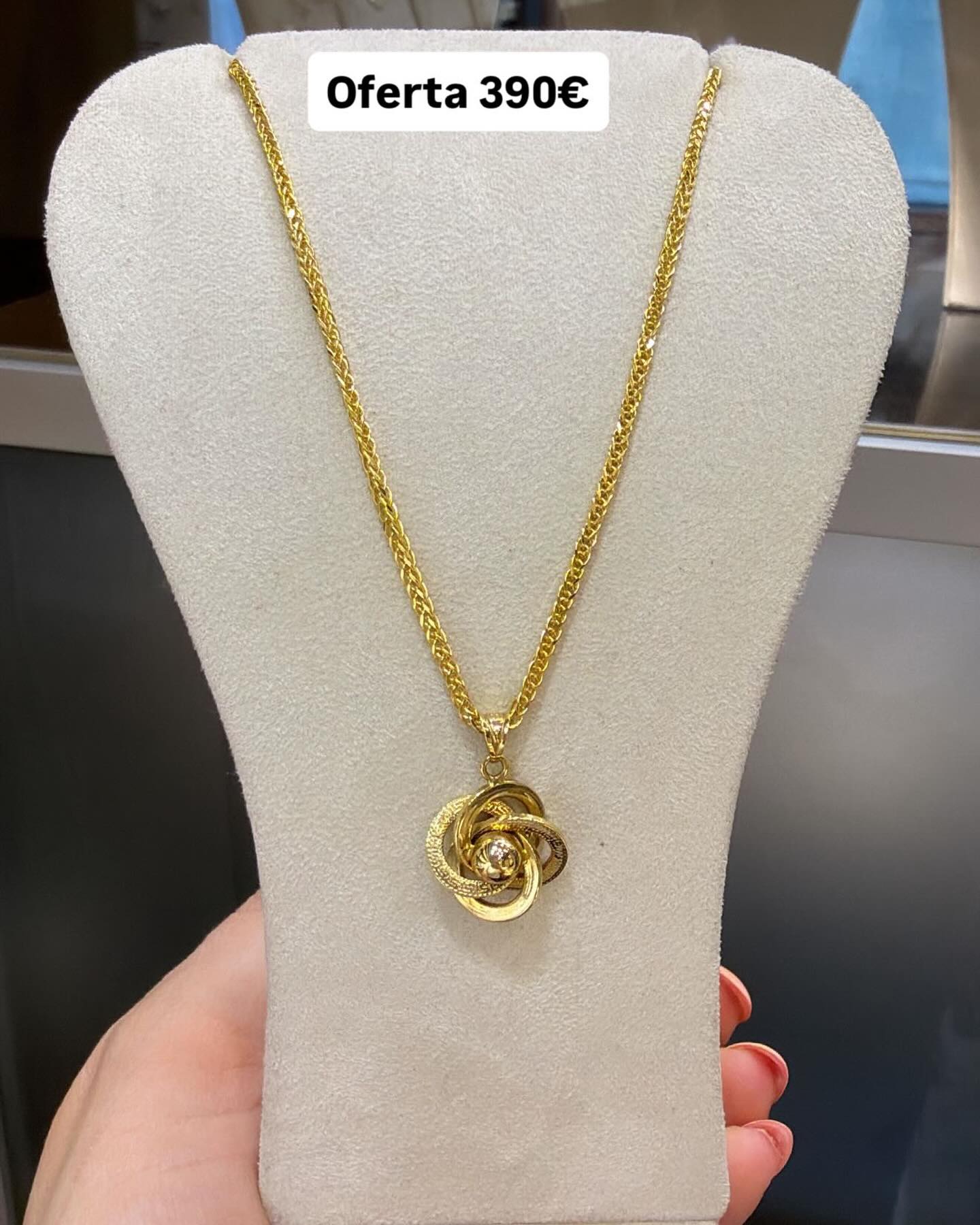 Zinxhir ari 14 karat me varëse nyje – ARGJENDARIA EUROGOLD