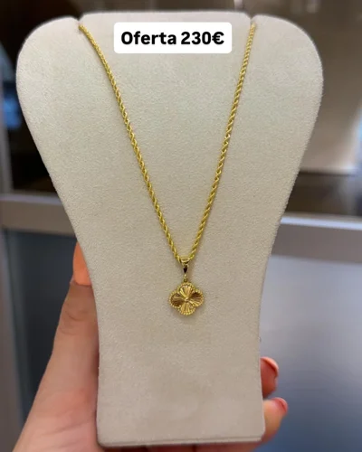 Zinxhir ari 14 karat me varëse tërfil
