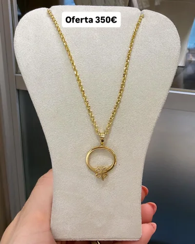 Zinxhir ari 14 karat me varëse unazë