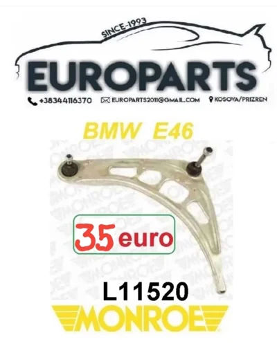 Krah suspensioni Monroe për BMW E46