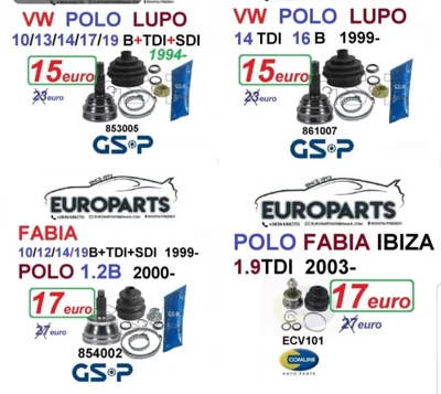 Kardanë GSP për VW Polo, Lupo dhe Skoda Fabia