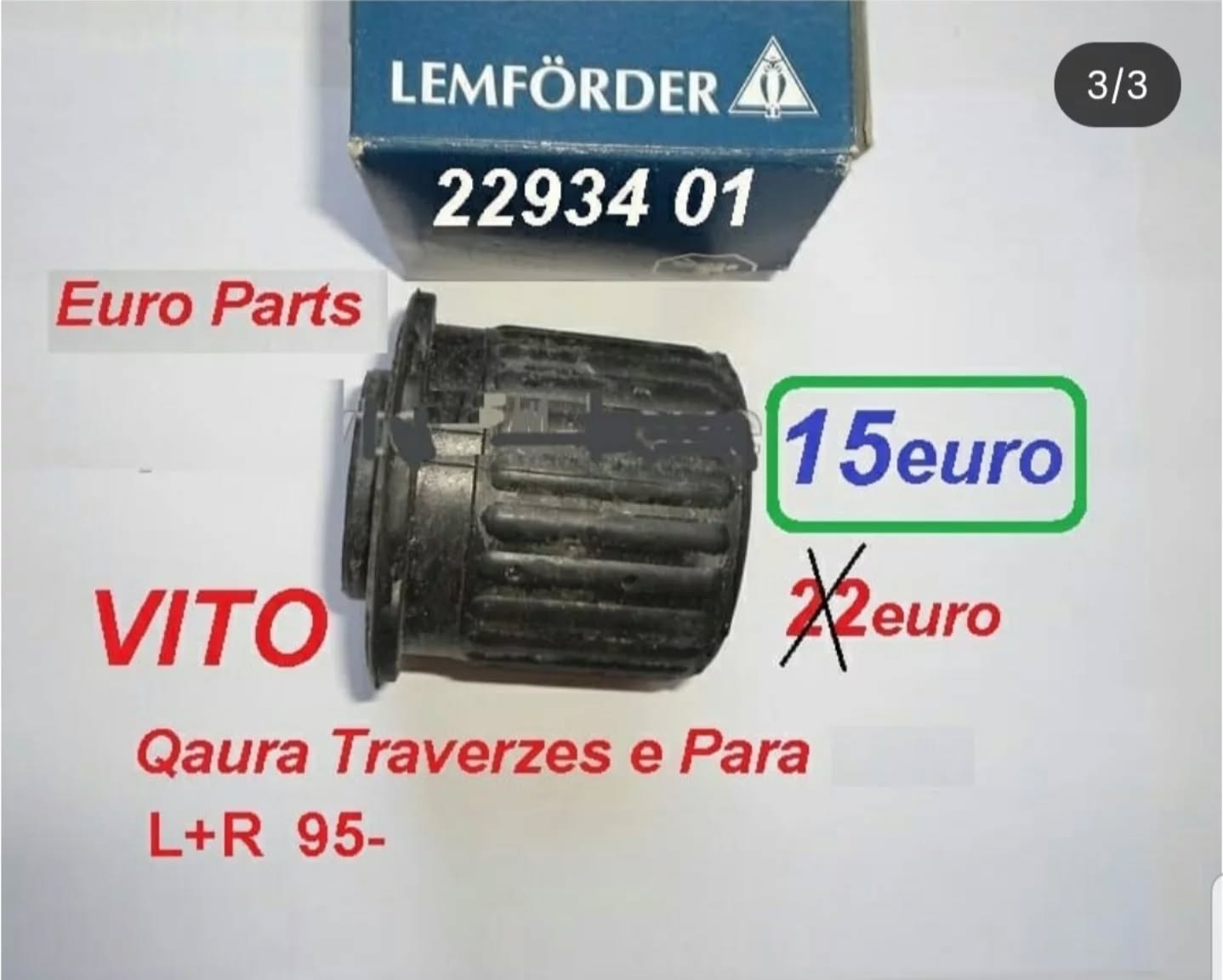Gomina traverze të para Lemförder për Mercedes Vito – Auto Pjesë “EUROPARTS”
